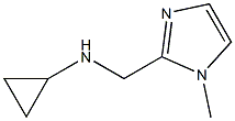 CYCLOPROPYL-(1-METHYL-1H-IMIDAZOL-2-YLMETHYL)-AMINE Struktur