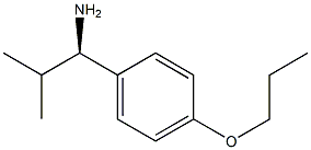 (1R)-2-METHYL-1-(4-PROPOXYPHENYL)PROPYLAMINE Struktur