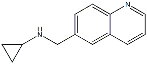 (1S)CYCLOPROPYL-6-QUINOLYLMETHYLAMINE Struktur