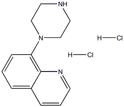 8-PIPERAZIN-1-YL-QUINOLINE, DIHYDROCHLORIDE Struktur