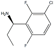 (1R)-1-(3-CHLORO-2,6-DIFLUOROPHENYL)PROPYLAMINE Struktur