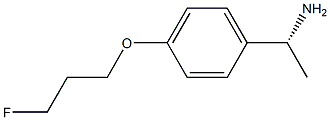 (1R)-1-[4-(3-FLUOROPROPOXY)PHENYL]ETHYLAMINE Struktur