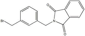 N-(3-BROMOMETHYLBENZYL)-PHTHALIMIDE Struktur