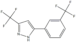 3-TRIFLUOROMETHYL-5-(3-TRIFLUOROMETHYLPHENYL)PYRAZOLE Struktur