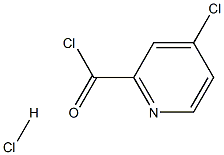 4-CHLORO-PYRIDINE-2-CARBONYL CHLORIDE HYDROCHLORIDE Struktur