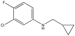 (1S)(3-CHLORO-4-FLUOROPHENYL)CYCLOPROPYLMETHYLAMINE Struktur