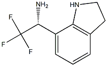 (1R)-2,2,2-TRIFLUORO-1-INDOLIN-7-YLETHYLAMINE Struktur