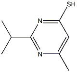 2-ISOPROPYL-6-METHYLPYRIMIDINE-4-THIOL Struktur