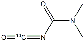 1,1-DIMETHYLUREA, [CARBONYL-14C] Struktur