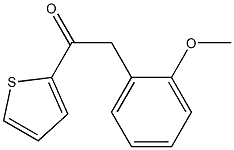 2-(2-METHOXYPHENYL)-1-(2-THIENYL)ETHAN-1-ONE Struktur