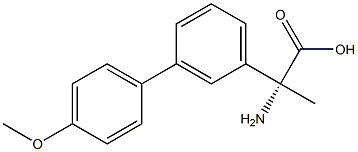 (2R)-2-AMINO-2-[3-(4-METHOXYPHENYL)PHENYL]PROPANOIC ACID Struktur