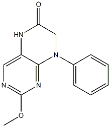 2-METHOXY-8-PHENYL-7,8-DIHYDROPTERIDIN-6(5H)-ONE Struktur