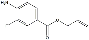 4-AMINO-3-FLUOROBENZOIC ACID ALLYL ESTER Struktur