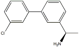 (1R)-1-[3-(3-CHLOROPHENYL)PHENYL]ETHYLAMINE Struktur