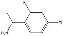 (1R)-1-(4-CHLORO-2-FLUOROPHENYL)ETHYLAMINE Struktur