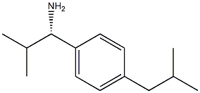 (1S)-2-METHYL-1-[4-(2-METHYLPROPYL)PHENYL]PROPYLAMINE Struktur