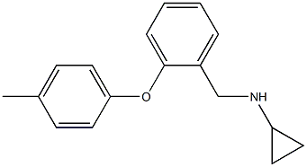 (1S)CYCLOPROPYL[2-(4-METHYLPHENOXY)PHENYL]METHYLAMINE Struktur