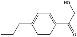 2-HYDROXY-1-(4-PROPYLPHENYL)ETHANONE Struktur