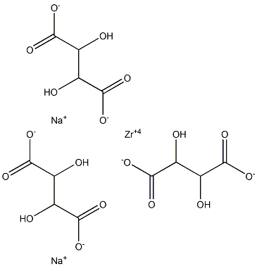 SODIUM ZIRCONIUM TARTRATE Struktur