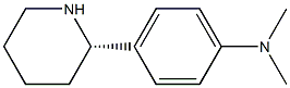 (S)-N,N-DIMETHYL-4-(PIPERIDIN-2-YL)BENZENAMINE Struktur