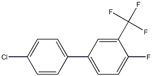 4'-CHLORO-4-FLUORO-3-TRIFLUOROMETHYL-BIPHENYL Struktur