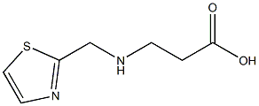 3-[(THIAZOL-2-YLMETHYL)-AMINO]-PROPIONIC ACID Struktur