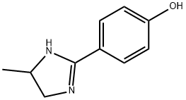 4-(4,5-DIHYDRO-4-METHYL-1H-IMIDAZOL-2-YL)PHENOL Struktur