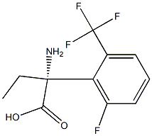 (2R)-2-AMINO-2-[6-FLUORO-2-(TRIFLUOROMETHYL)PHENYL]BUTANOIC ACID Struktur