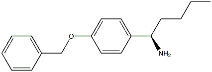 (1R)-1-[4-(PHENYLMETHOXY)PHENYL]PENTYLAMINE Struktur