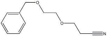 BENZYLOXYETHOXYPROPIONITRILE Struktur