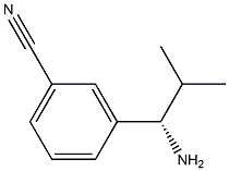 3-((1S)-1-AMINO-2-METHYLPROPYL)BENZENECARBONITRILE Struktur