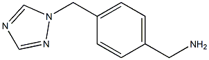 1-[4-(1H-1,2,4-TRIAZOL-1-YLMETHYL)PHENYL]METHANAMINE Struktur