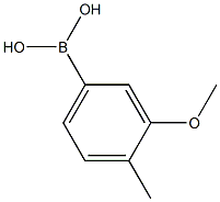 3-METHOXY-4-METHYLPHENYLBORONIC ACID Struktur