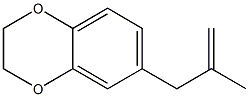 3-[3,4-(ETHYLENEDIOXY)PHENYL]-2-METHYL-1-PROPENE Struktur