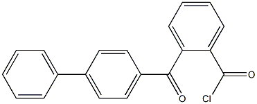 2-(1,1'-BIPHENYL-4-YLCARBONYL)BENZOYL CHLORIDE Struktur