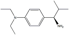 [4-((1R)-1-AMINO-2-METHYLPROPYL)PHENYL]DIETHYLAMINE Struktur