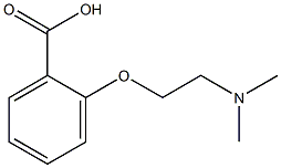 2-[2-(DIMETHYLAMINO)ETHOXY]BENZOIC ACID Struktur