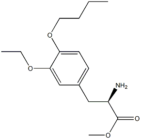 METHYL (2R)-2-AMINO-3-(4-BUTOXY-3-ETHOXYPHENYL)PROPANOATE Struktur