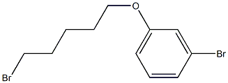 1-BROMO-5-(3'-BROMOPHENOXY)PENTANE Struktur