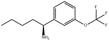 (1S)-1-[3-(TRIFLUOROMETHOXY)PHENYL]PENTYLAMINE Struktur