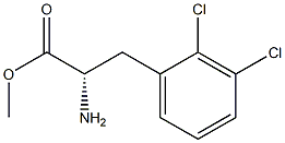 METHYL (2S)-2-AMINO-3-(2,3-DICHLOROPHENYL)PROPANOATE Struktur