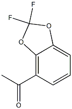 4-ACETYL-2,2-DIFLUORO-1,3-BENZODIOXOLE Struktur