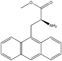 METHYL (2S)-2-AMINO-3-(9-ANTHRYL)PROPANOATE Struktur