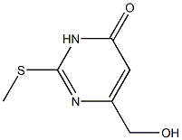 6-(HYDROXYMETHYL)-2-(METHYLTHIO)PYRIMIDIN-4(3H)-ONE Struktur