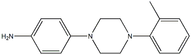 1-(4-AMINOPHENYL)-4-(2-METHYLPHENYL)PIPERAZINE Struktur