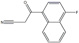 3-(4-FLUORO-NAPHTHALEN-1-YL)-3-OXO-PROPIONITRILE Struktur