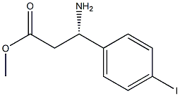 METHYL (3S)-3-AMINO-3-(4-IODOPHENYL)PROPANOATE Struktur