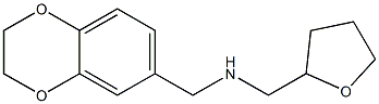 1-(2,3-DIHYDRO-1,4-BENZODIOXIN-6-YL)-N-(TETRAHYDROFURAN-2-YLMETHYL)METHANAMINE Struktur