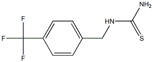 (4-TRIFLUOROMETHYL)BENZYLTHIOUREA Struktur