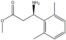 METHYL (3R)-3-AMINO-3-(2,6-DIMETHYLPHENYL)PROPANOATE Struktur